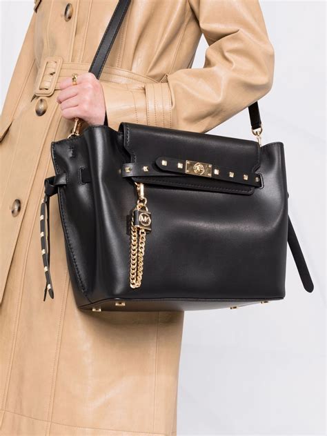 michael kors black hamilton handbag|Michael Kors Hamilton legacy bag.